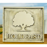 Brass Plaque: custom design, name & address | Family Tree